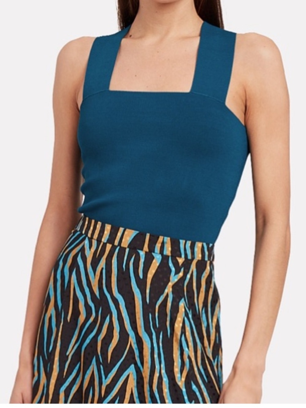 A.L.C. Lia Bandage square neck top